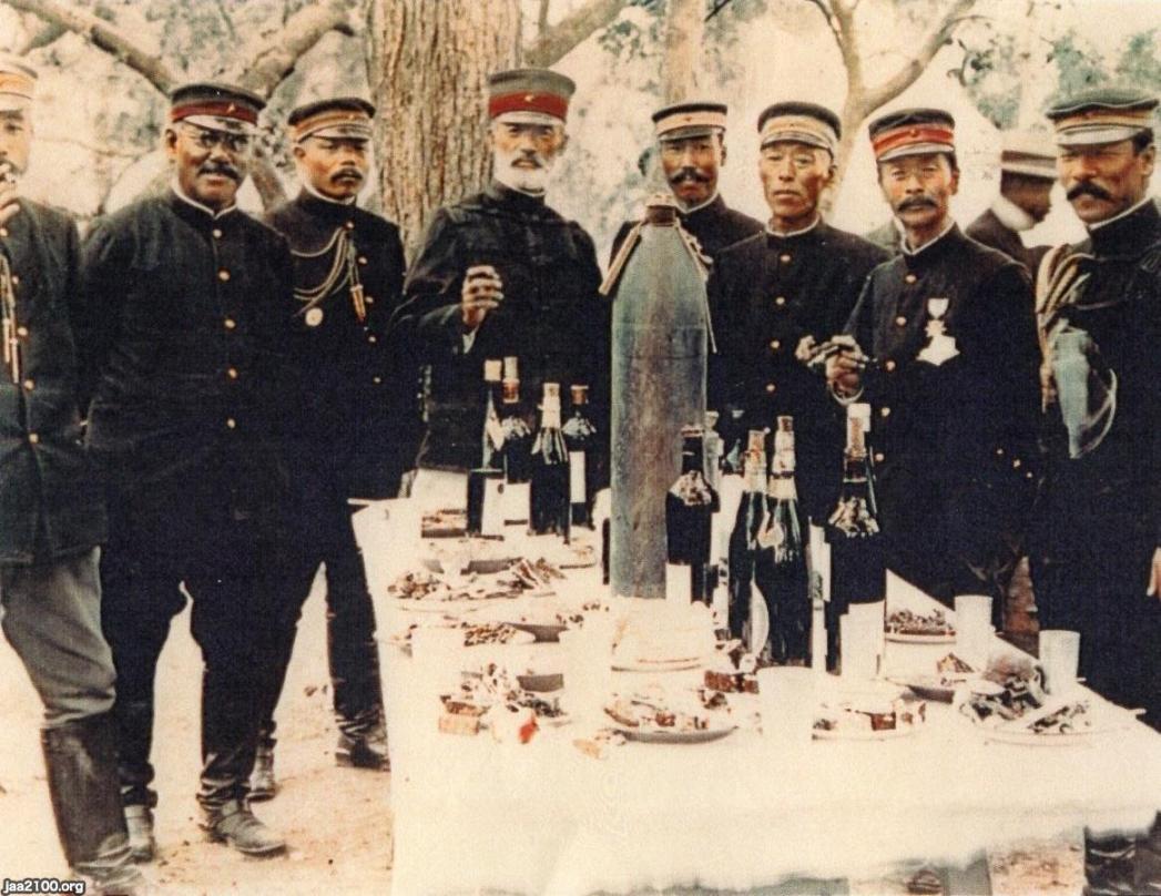 日本酒・ビール（明治37年）▷乃木大将ら陸軍幹部の祝杯 | ジャパン