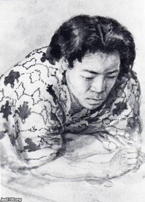 絵を描く人 明治5年 ざんぎり頭の自画像 五姓田義松 画 ジャパンアーカイブズ Japan Archives