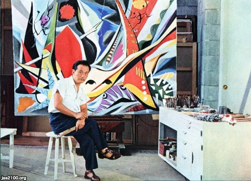 美術(昭和29年)▷アトリエの岡本太郎 | ジャパンアーカイブズ 美術(昭和29年)▷アトリエの岡本太郎 | ジャパンアーカイブズ