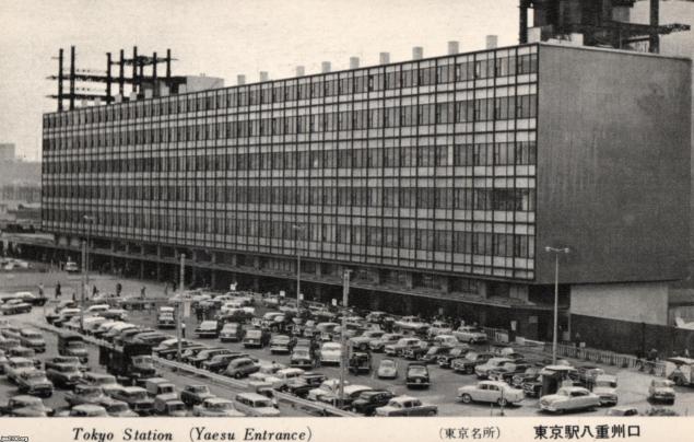 東京駅（昭和36年）▷東京駅八重洲口（大丸東京店工事中） | ジャパン