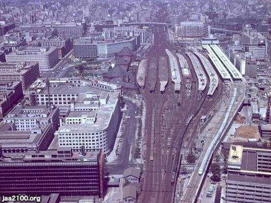 東京駅 昭和39年 東京ビル 中央郵便局の側から見た東京駅 ジャパンアーカイブズ Japan Archives