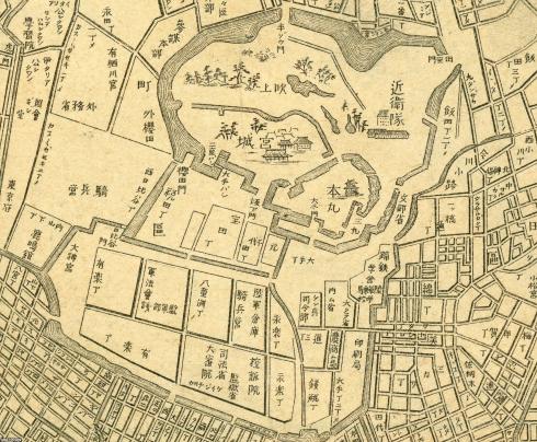 丸の内 明治26年 皇居周辺 ジャパンアーカイブズ Japan Archives