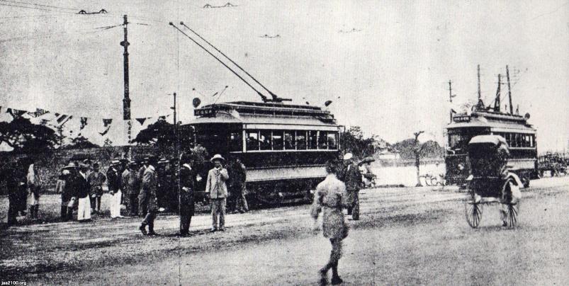 日比谷界隈（明治36年）▷路面電車（民営）の開業 | ジャパン
