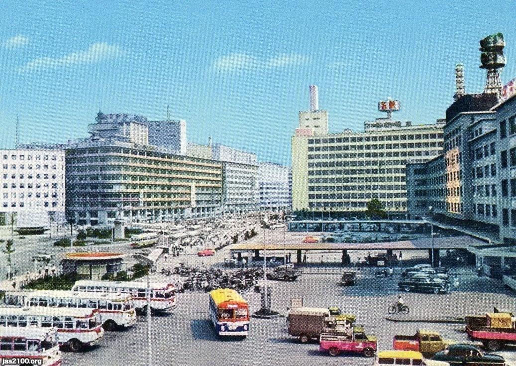 昭和の名古屋の街並み