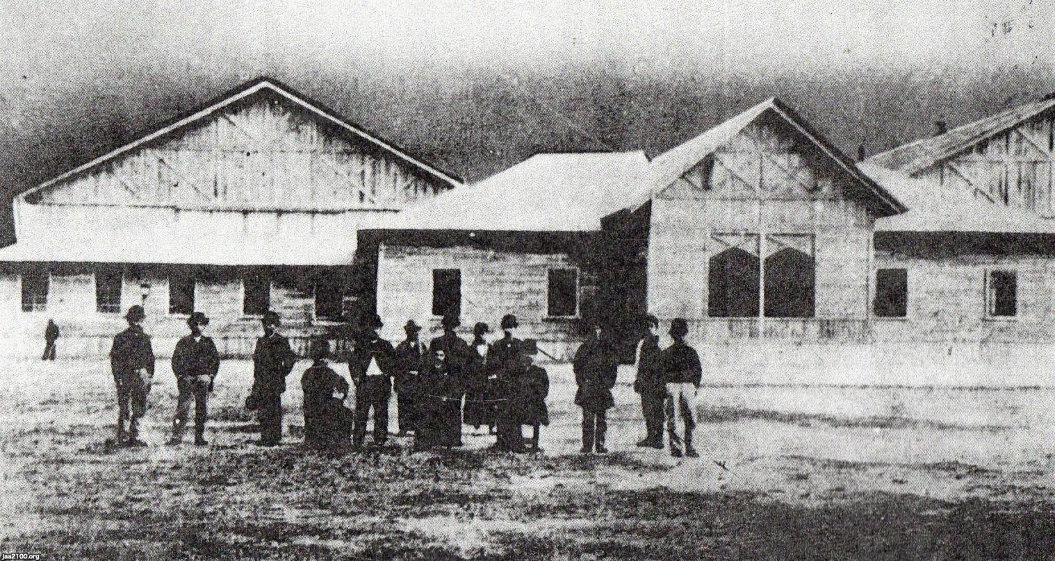 ㊥ー広島県（明治27年） 広島・戦時の仮議事堂 ジャパンアーカイブズ Japan Archives