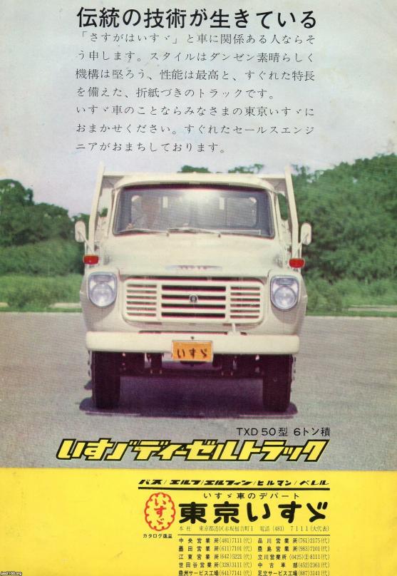 トラック（昭和38年）▷いすゞディーゼルトラック（東京いすゞ