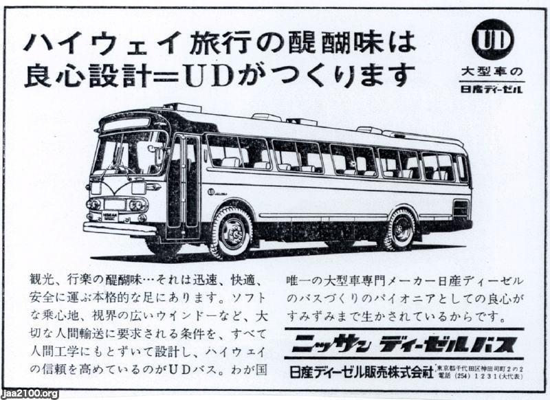 バス（昭和43年）▷大型ディーゼルバス（日産ディーゼルバス） | ジャパンアーカイブズ - Japan Archives