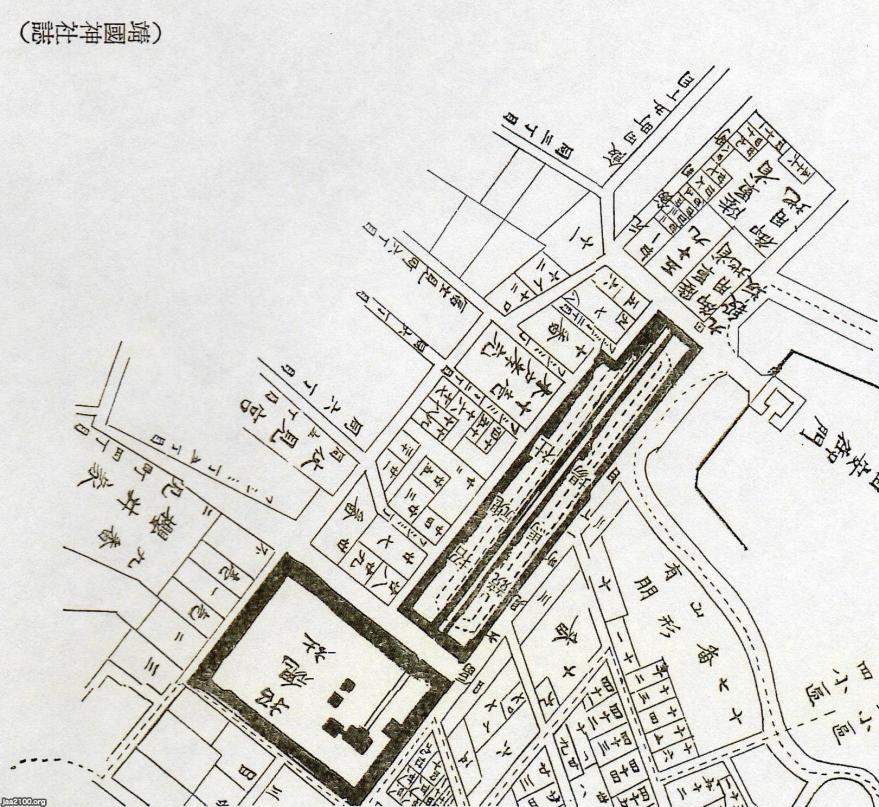 招魂社 明治7年 12月作成の靖国神社周辺 地図 ジャパンアーカイブズ Japan Archives