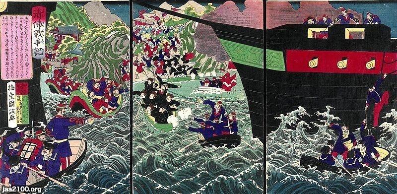 仏中 明治17年 南シナ海 インドシナ半島をめぐる清仏戦争 14 5 ジャパンアーカイブズ Japan Archives