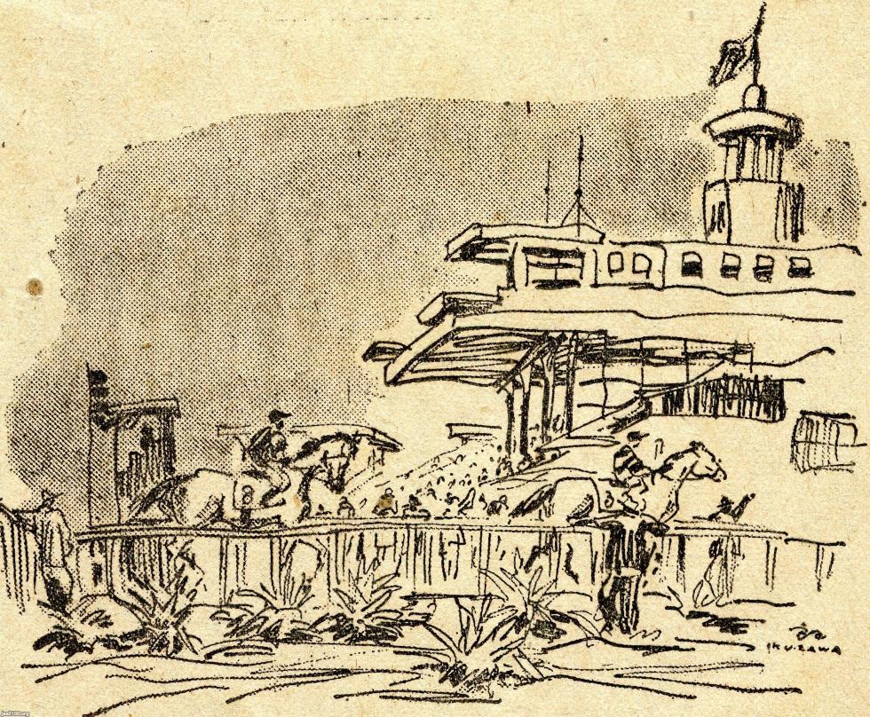 馬・競馬（昭和22年） 競馬場 ジャパンアーカイブズ Japan Archives