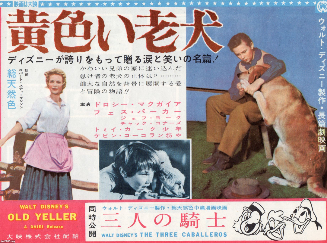 映画 昭和34年 黄色い老犬 ディズニー映画 ジャパンアーカイブズ Japan Archives