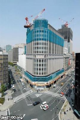 日本橋 東京・日本橋（平成16年）▷三越日本橋店・新館（建築中