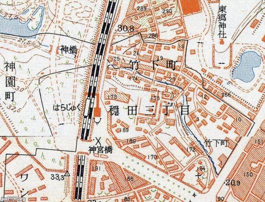 原宿（昭和30年）▷原宿界隈（東郷神社・竹下町） | ジャパン