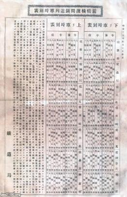 官設鉄道（明治13年）▷時刻表（新橋↔横浜、55分） | ジャパン