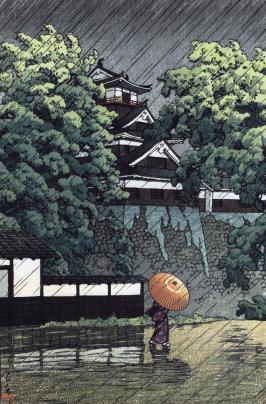 城（昭和23年）▷熊本城宇土櫓（川瀬巴水・版画） | ジャパン