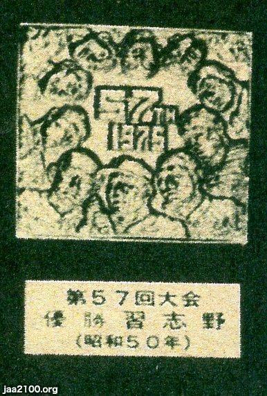 夏の甲子園（昭和50年）▷第57回全国高校野球～優勝・習志野（千葉