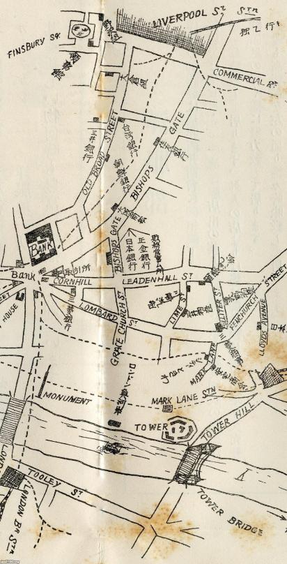 イギリス（昭和5年頃） ロンドン市街MAP（4-4） | ジャパンアーカイブズ - Japan Archives