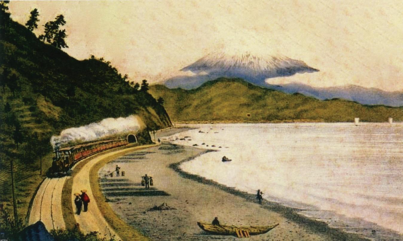 東海道線 静岡県（明治22年）▷東海道線の全通 | ジャパンアーカイブズ - Japan