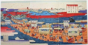 浅草界隈（明治15年）▷鉄道馬車の開通で賑わう浅草寺 | ジャパン