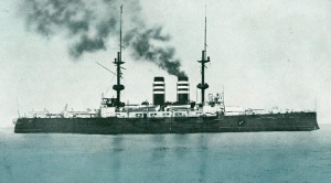 軍艦（明治33年）▷戦艦「三笠」の進水式 | ジャパンアーカイブズ