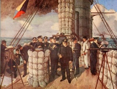 東郷大将の雄姿　日本海海戦の旗艦 三笠艦橋上 img_56767d21ee6fa3_thumb.jpg